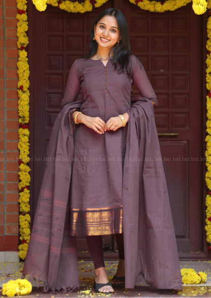 Regal Glory A-Line Top & Dupatta Set