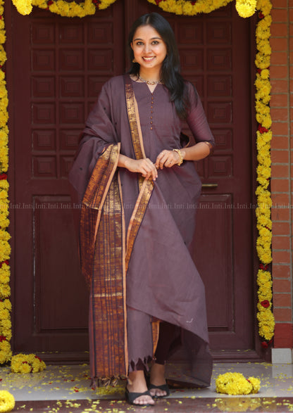 Regal Glory A-Line Top & Dupatta Set