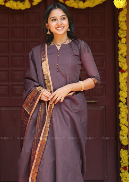 Regal Glory A-Line Top & Dupatta Set