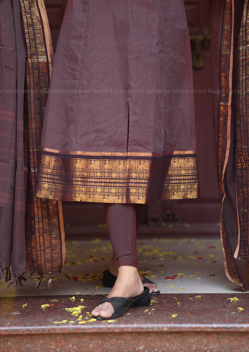 Regal Glory A-Line Top & Dupatta Set