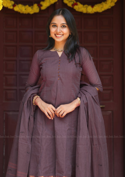 Regal Glory A-Line Top & Dupatta Set