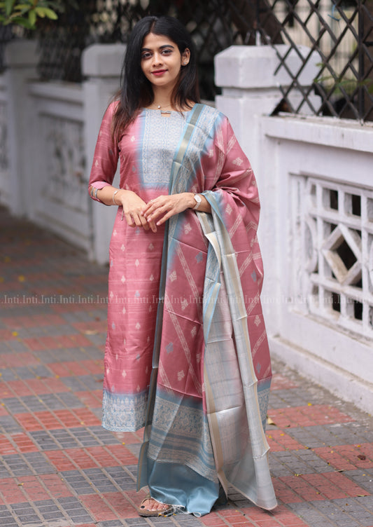 Rose Raga Top & Dupatta Set