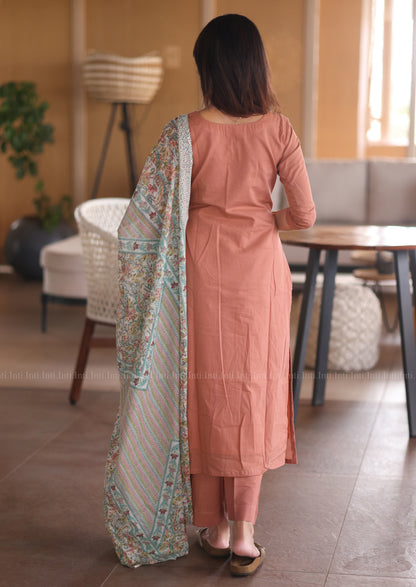 Rosy Beige Salwar Suit