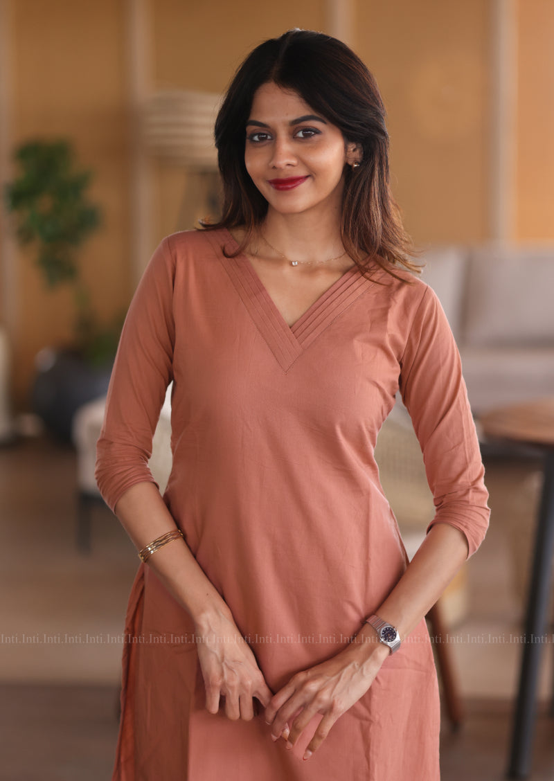 Rosy Beige Salwar Suit
