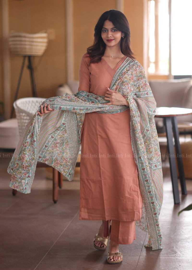 Rosy Beige Salwar Suit