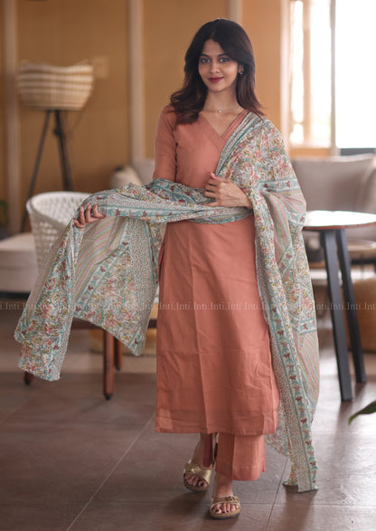 Rosy Beige Salwar Suit