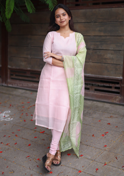 Rosy Mood Top & Dupatta Set