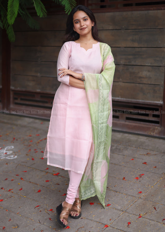 Rosy Mood Top & Dupatta Set