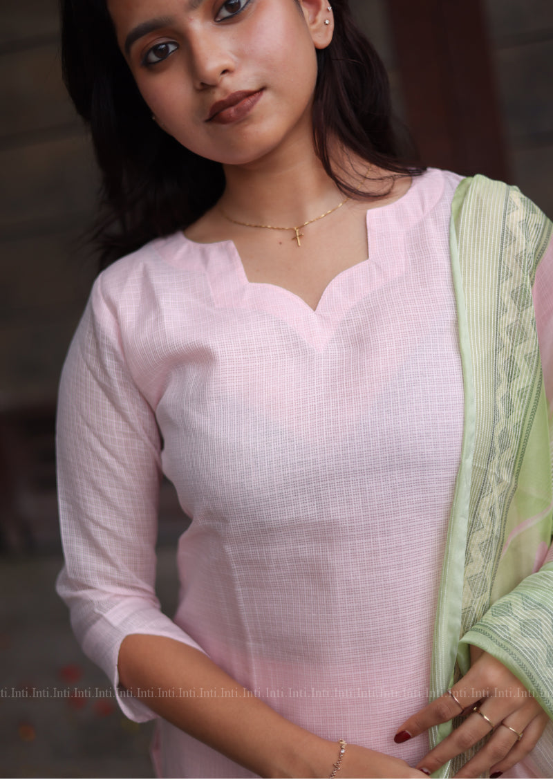 Rosy Mood Top & Dupatta Set