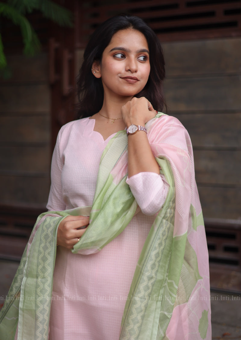 Rosy Mood Top & Dupatta Set