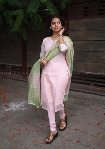 Rosy Mood Top & Dupatta Set