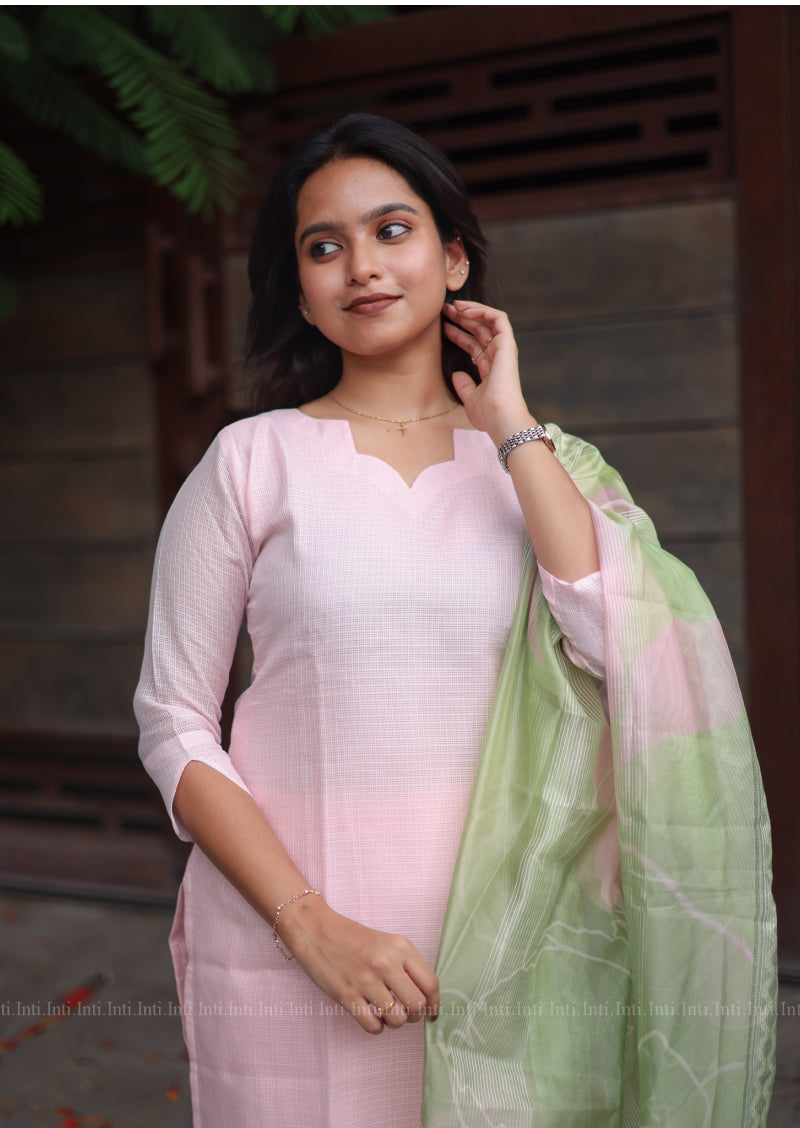 Rosy Mood Top & Dupatta Set