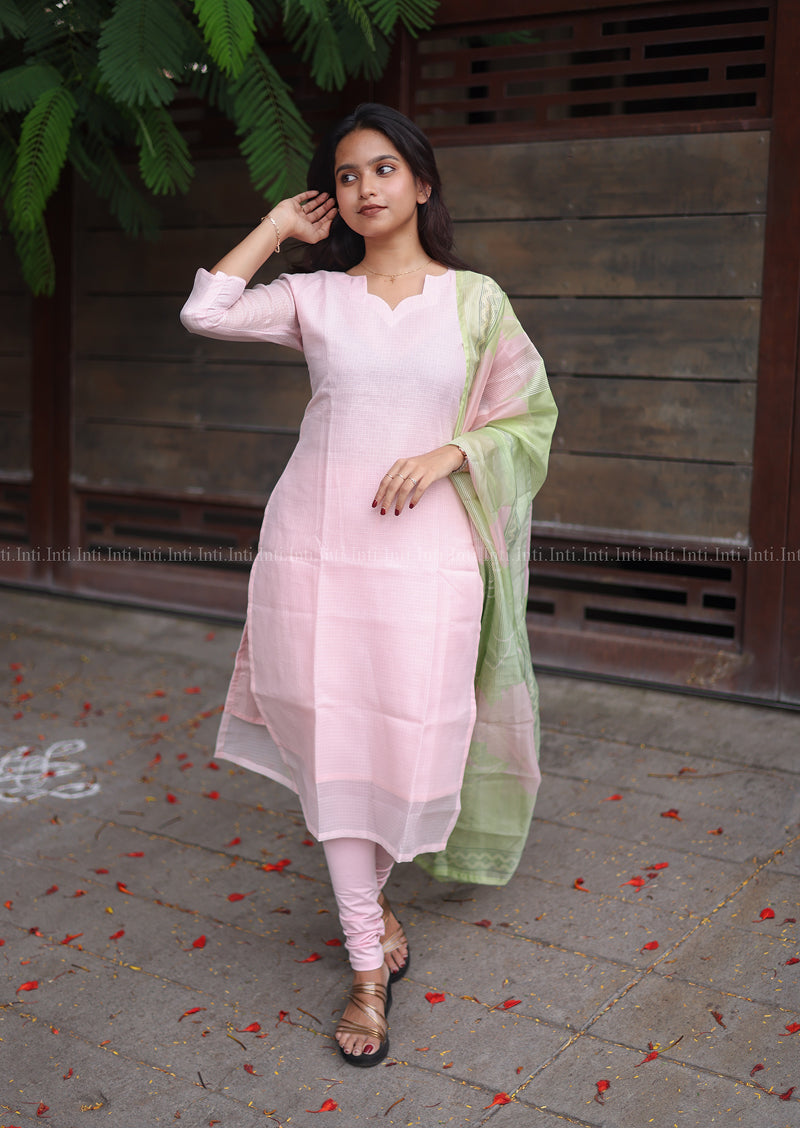 Rosy Mood Top & Dupatta Set