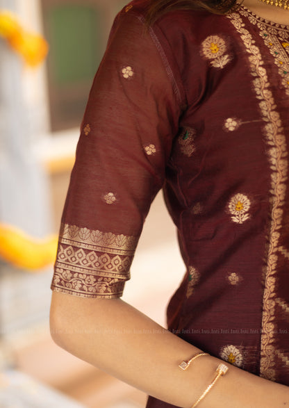 Ruby Wine Salwar Suit