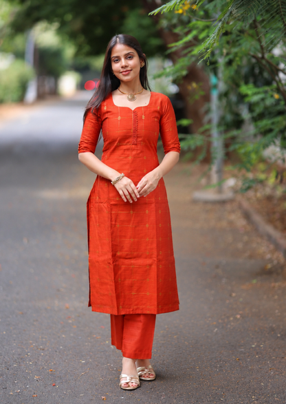 Rust Aura Top & Pant Set