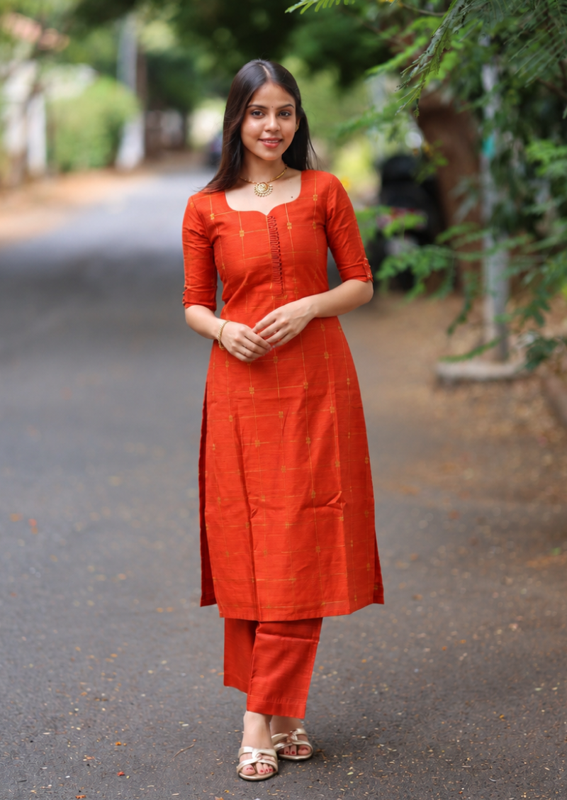 Rust Aura Top & Pant Set