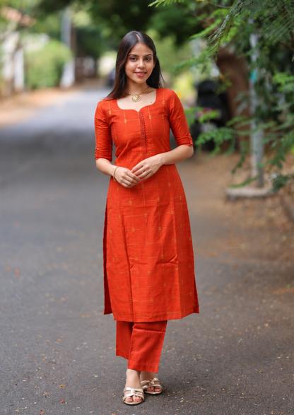 Rust Aura Top & Pant Set