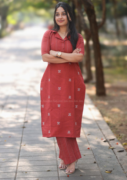 Rustic Emberline Top & Pant Set