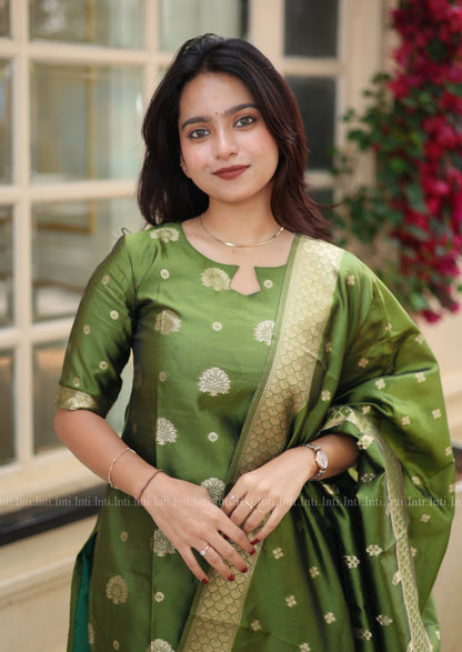 Heritage Green Salwar Suit