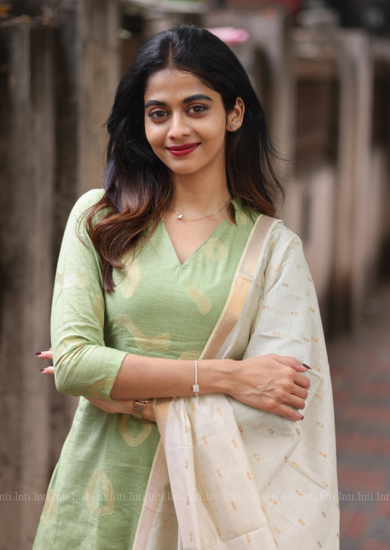 Sage Glow Salwar Suit