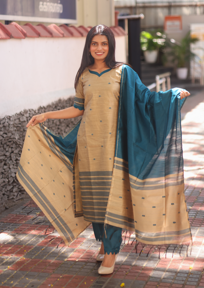 Sandy Blue Salwar Suit
