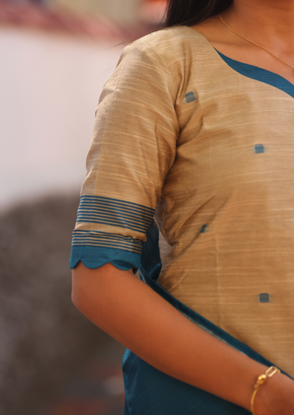 Sandy Blue Salwar Suit