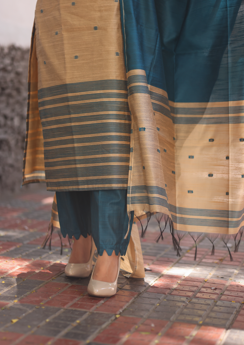 Sandy Blue Salwar Suit