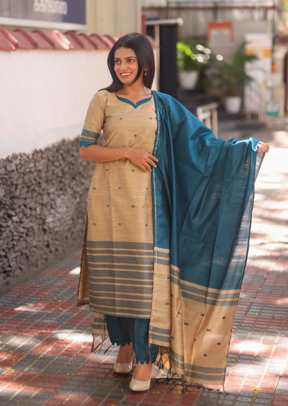 Sandy Blue Salwar Suit