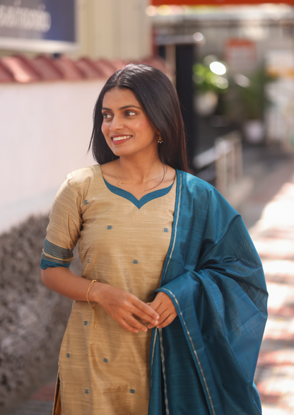 Sandy Blue Salwar Suit