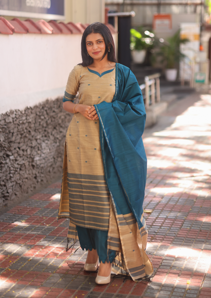 Sandy Blue Salwar Suit