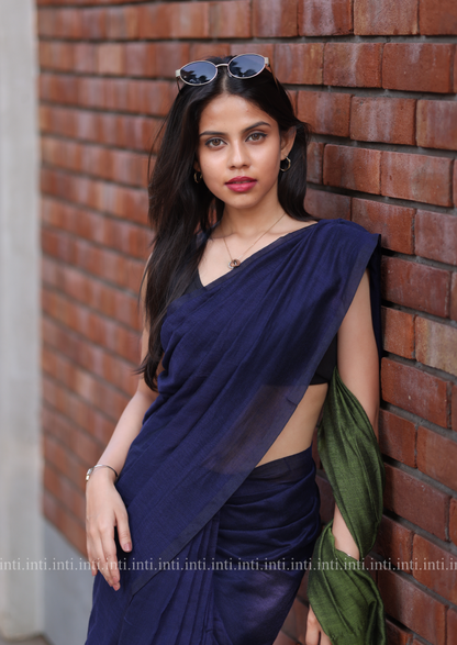 Navy Nuance Saree