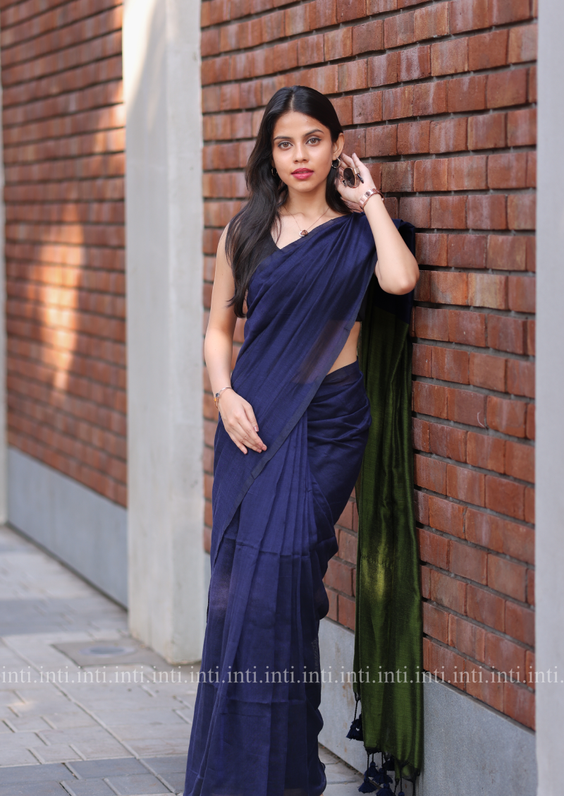 Navy Nuance Saree