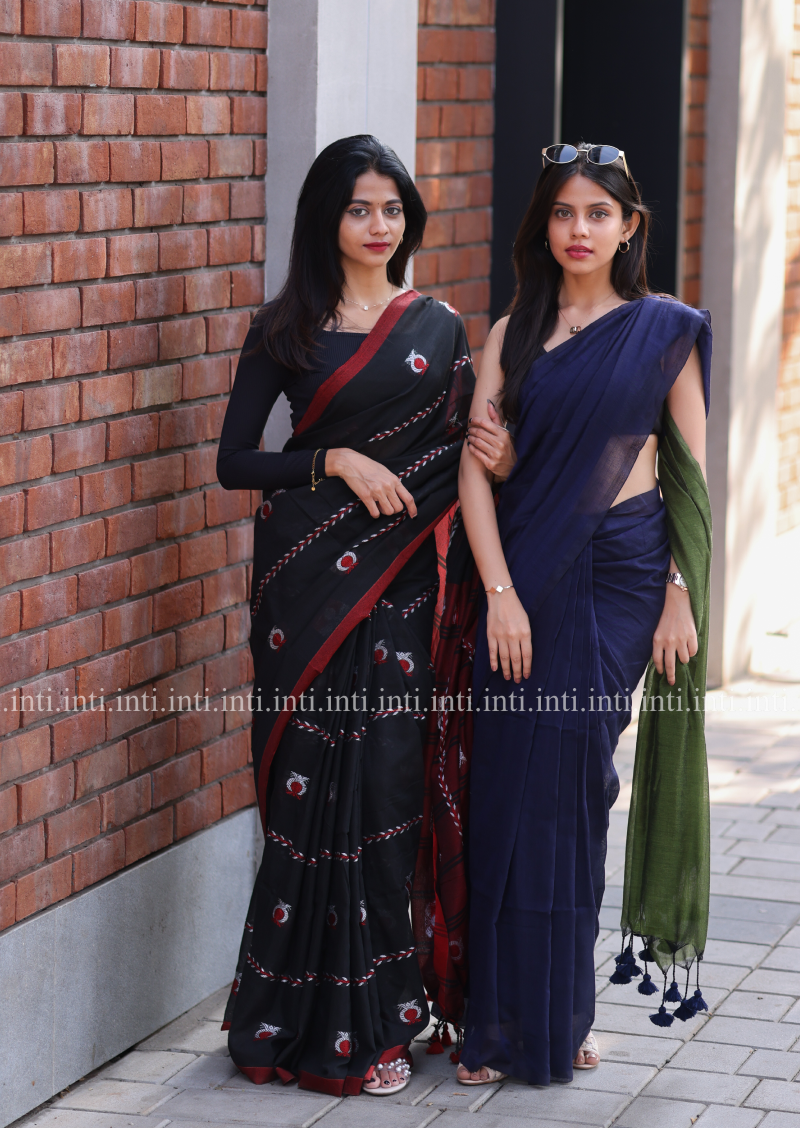 Navy Nuance Saree