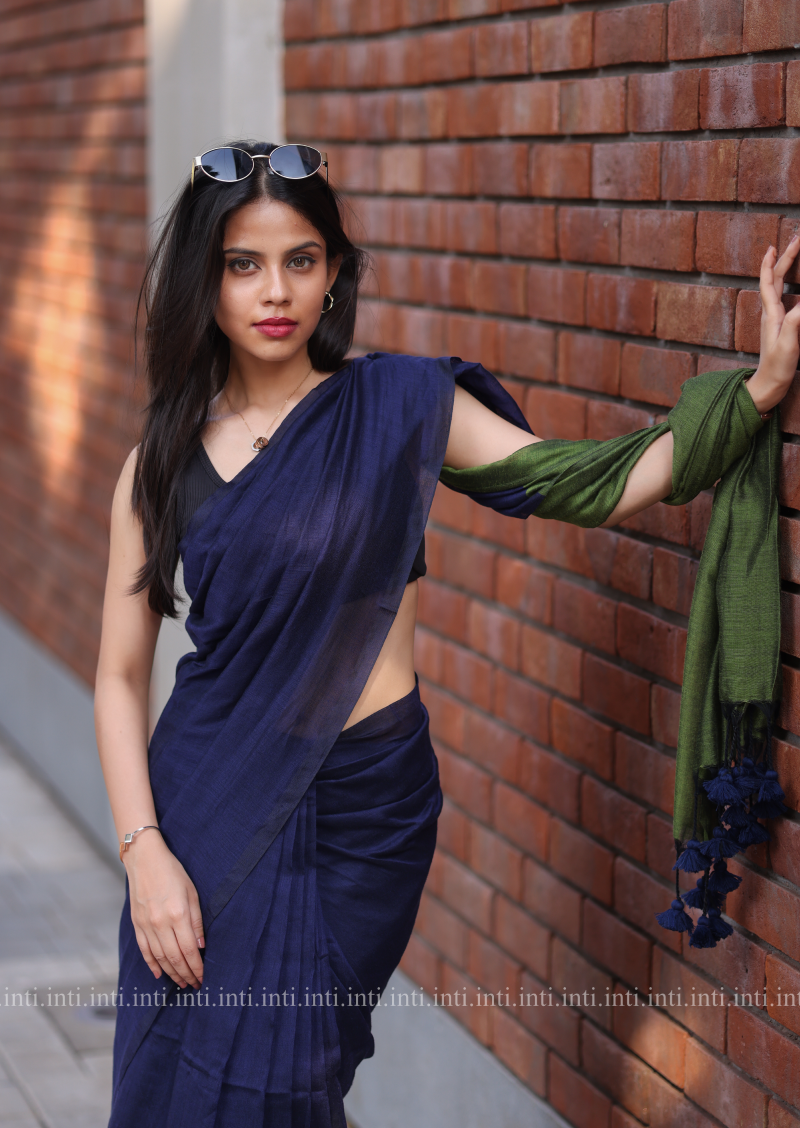 Navy Nuance Saree