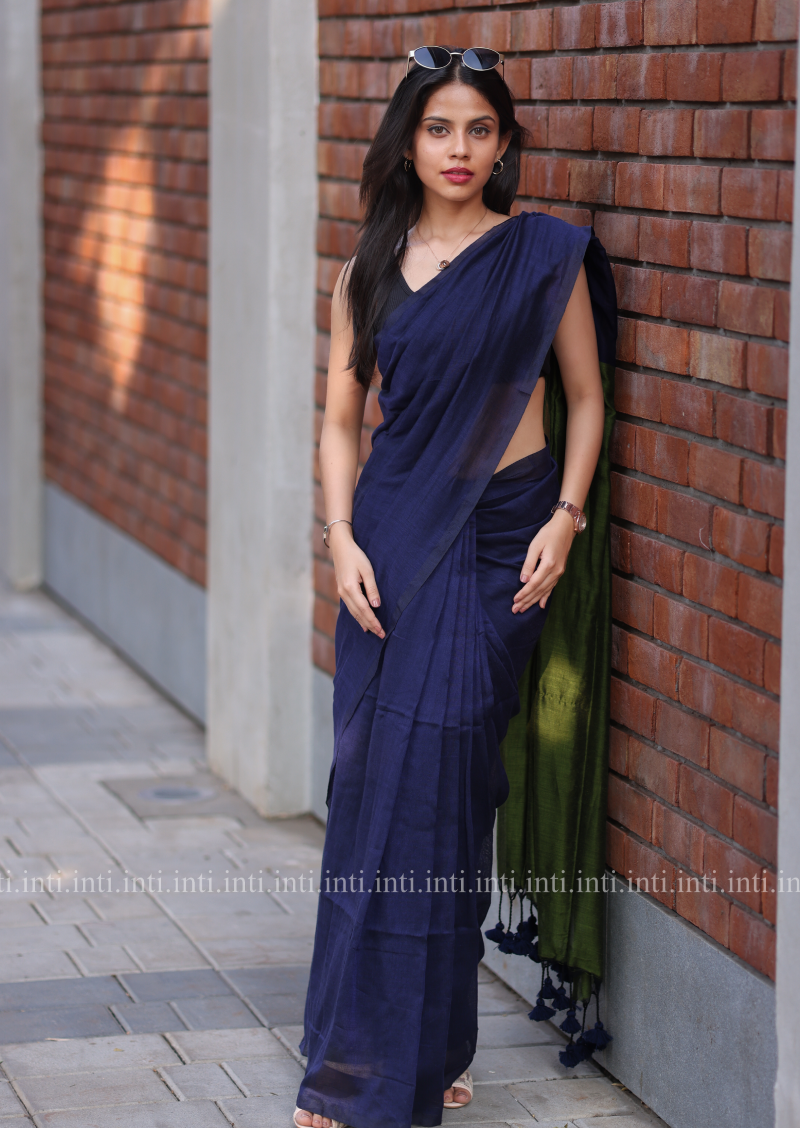 Navy Nuance Saree