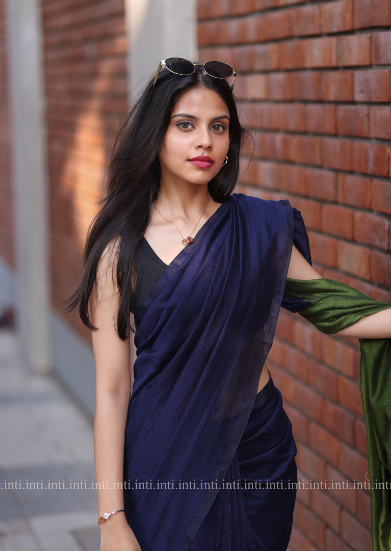 Navy Nuance Saree