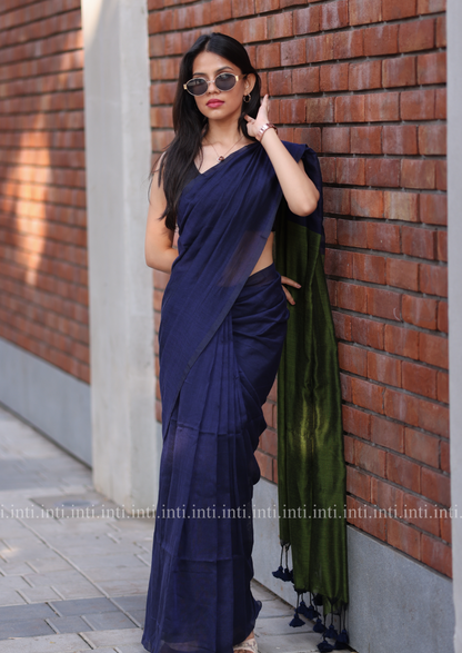 Navy Nuance Saree