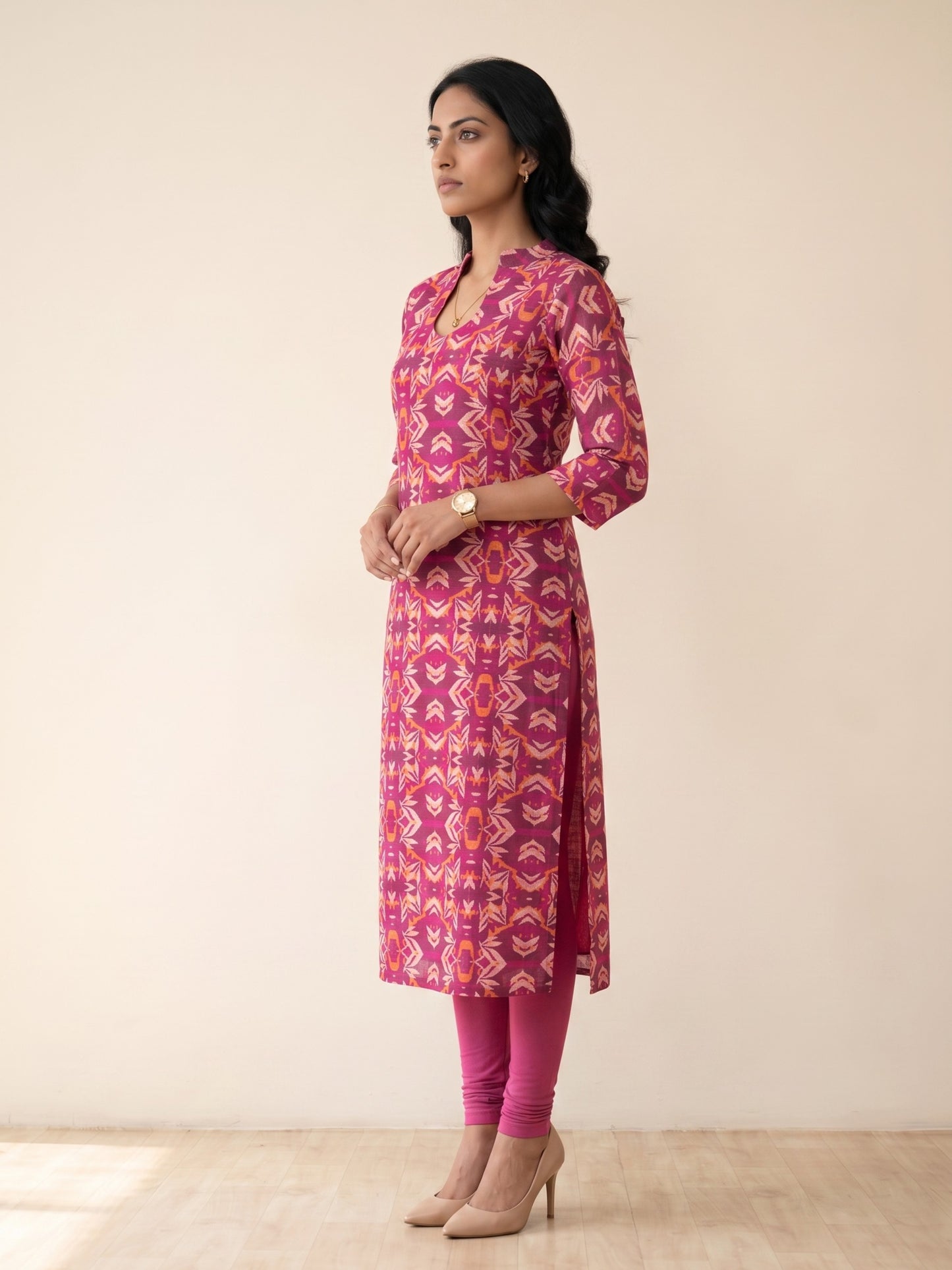 Amaranth Echo Kurti