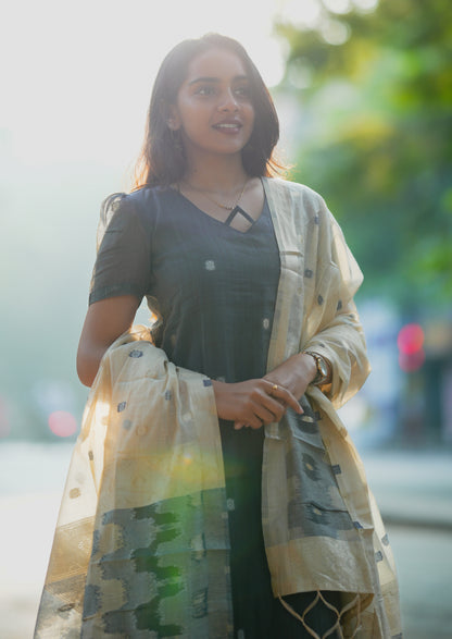 Smokey Moon Top & Dupatta Set