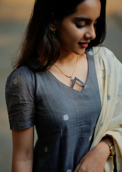 Smokey Moon Top & Dupatta Set