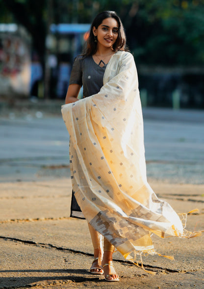 Smokey Moon Top & Dupatta Set