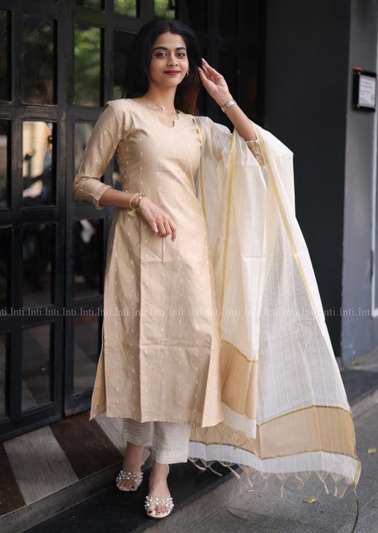Soft Gold Story Salwar Suit
