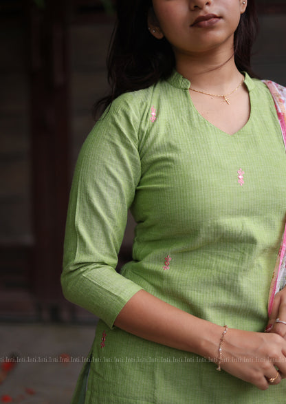 Spring Glance Whimsy Top & Dupatta Set