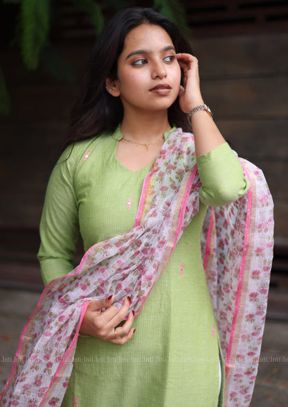 Spring Glance Whimsy Top & Dupatta Set
