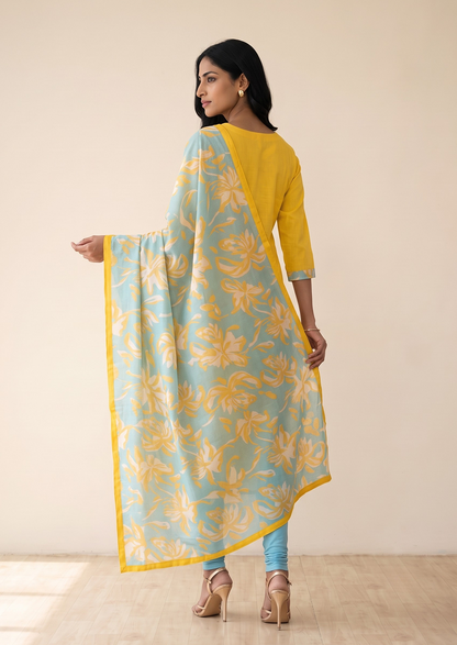 Sun Porsch Top & Dupatta Set