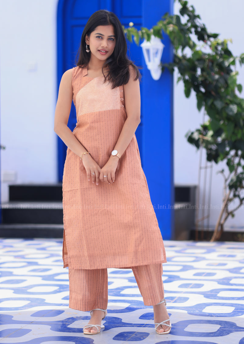 Coral Whisper Top & Pant Set