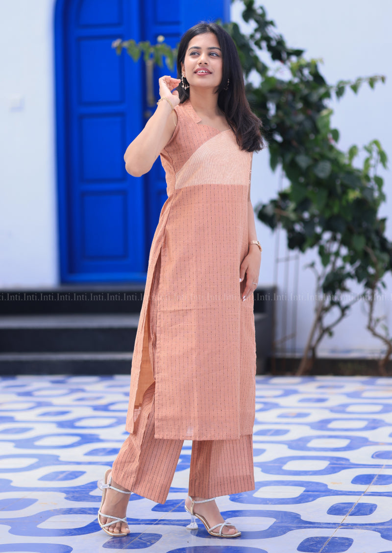 Coral Whisper Top & Pant Set