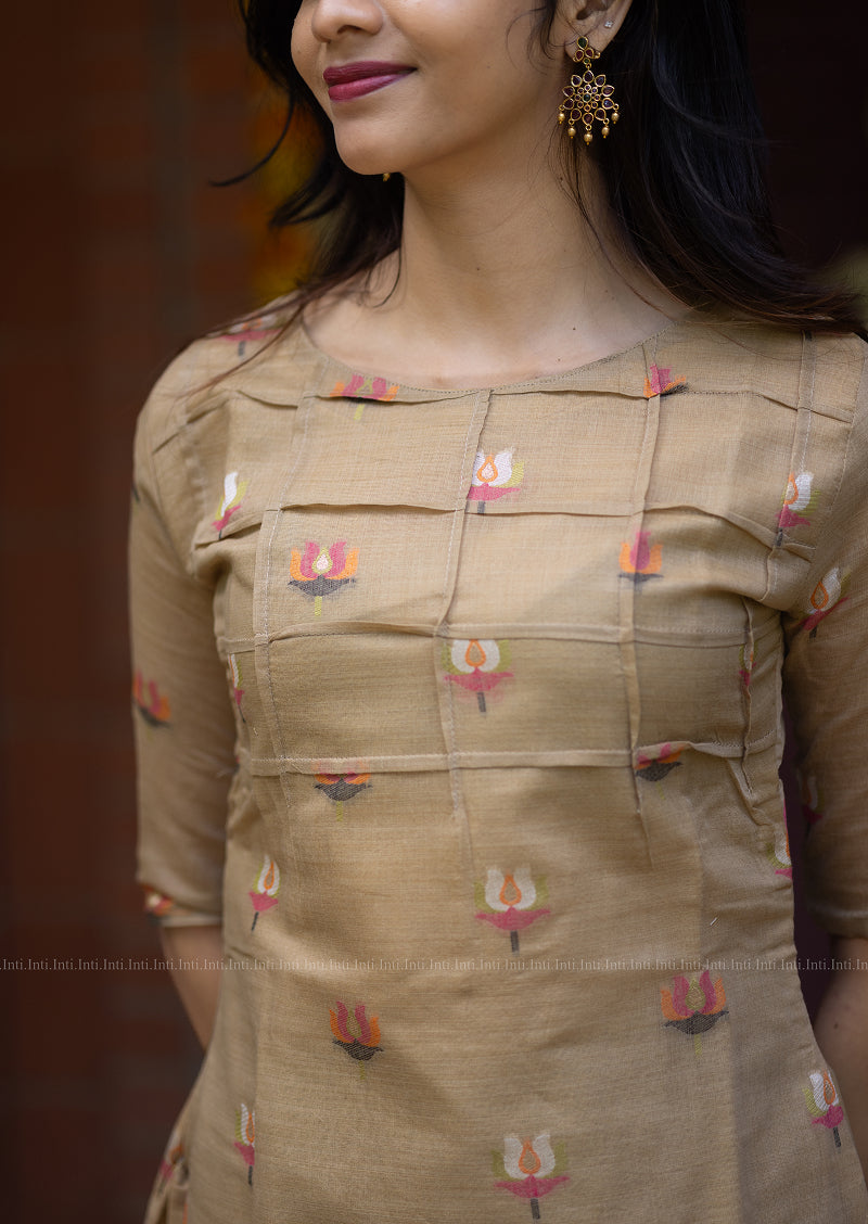 Sunlit Sand Kurti