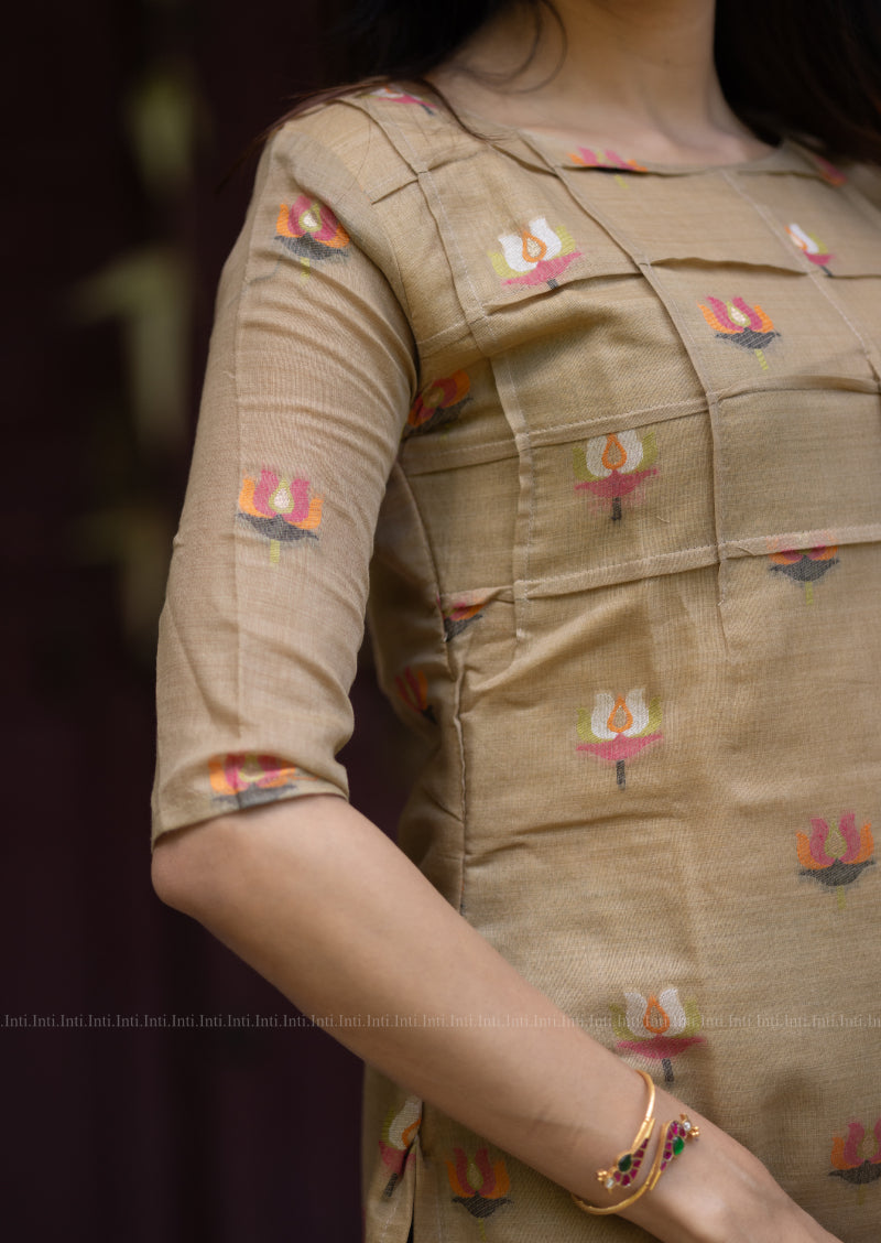 Sunlit Sand Kurti