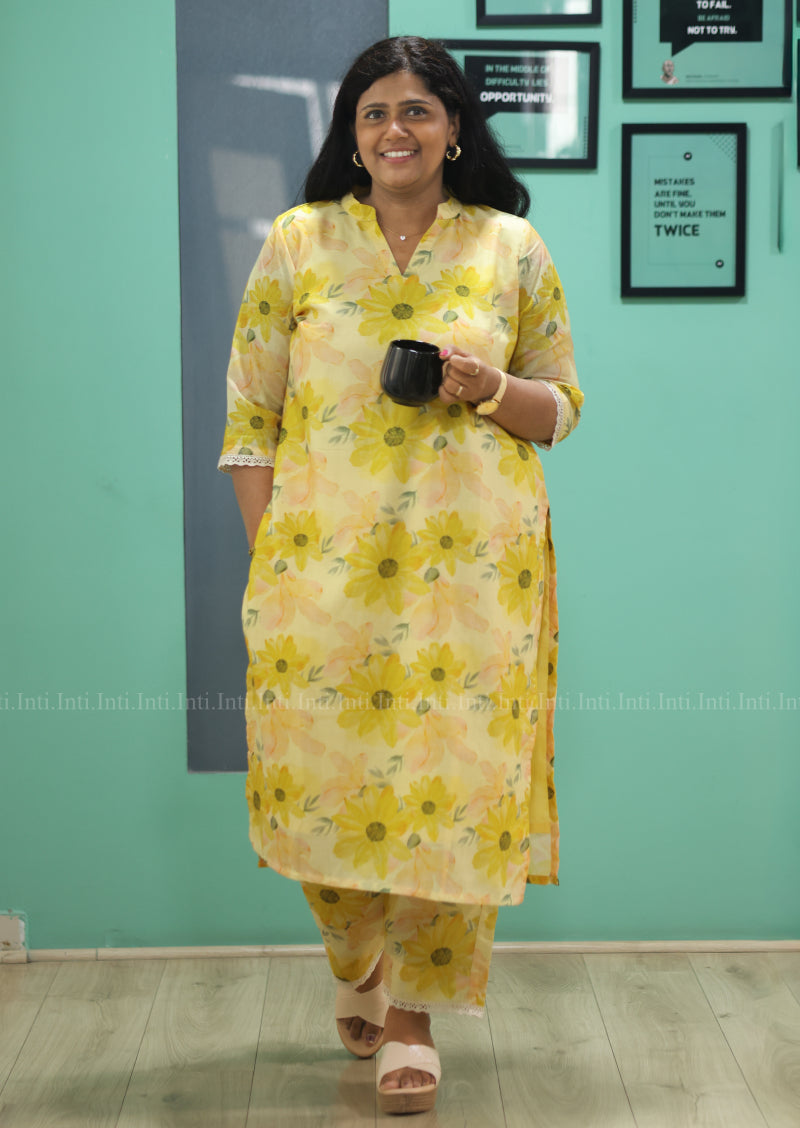 Sunny Petals Top & Pant Set